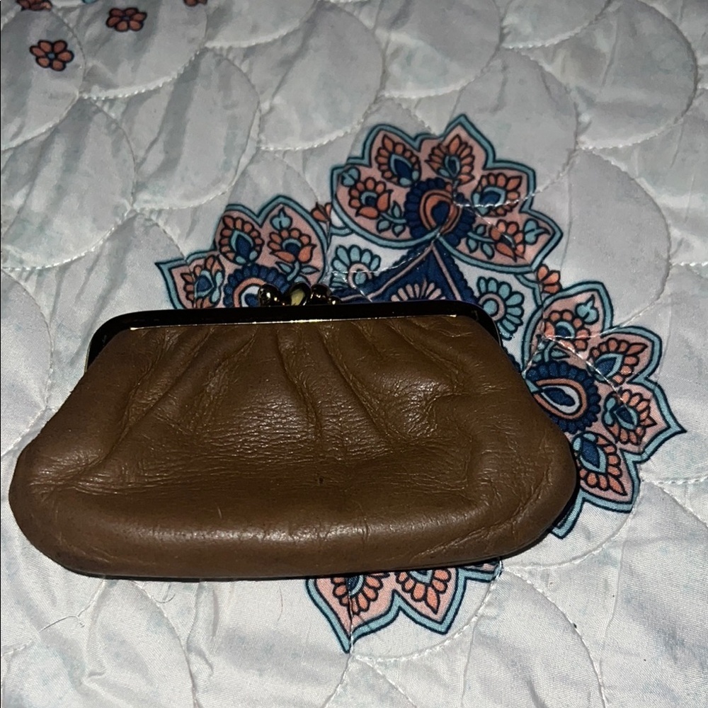Brown Leather coin purse